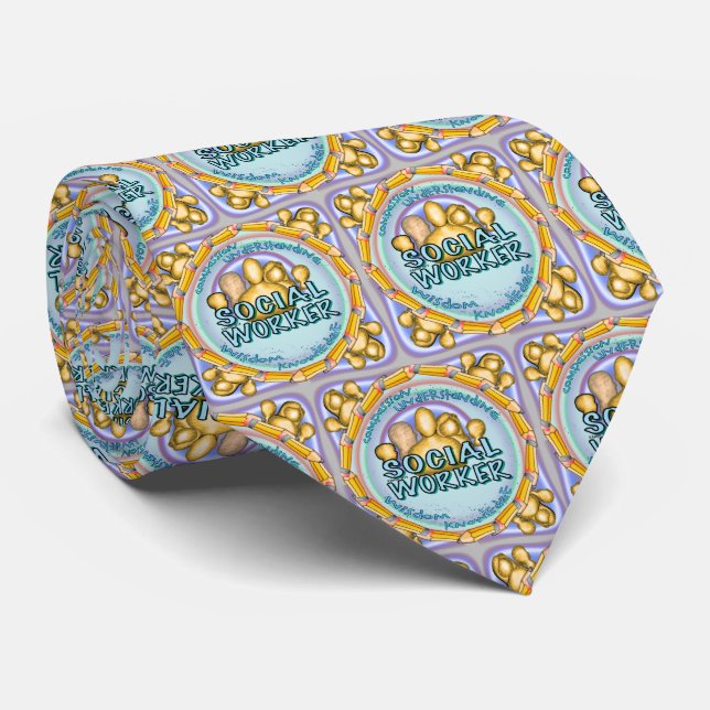 Social Worker Neck Tie (Rolled)