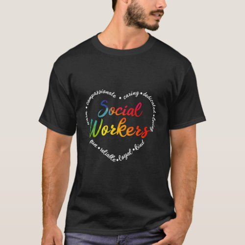 Social Worker Social Work Caseworker Public Servan T_Shirt