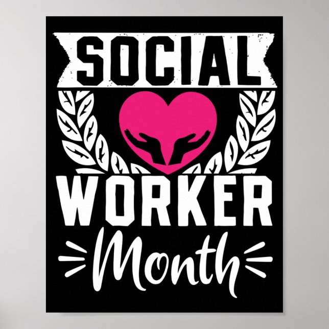 Social Worker Social Worker Month Poster (Front)