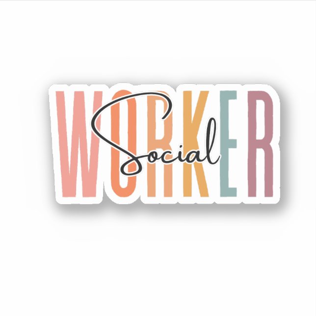 Social Worker Sticker (Front)