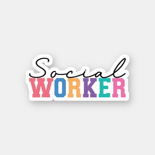 Social Worker Sticker