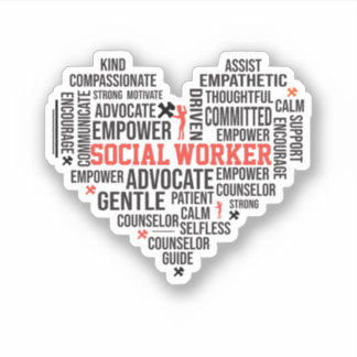 Social Worker, Student Graduation,School Counselor Sticker