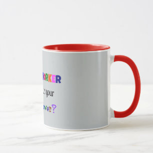 Social Worker Super Power Mug