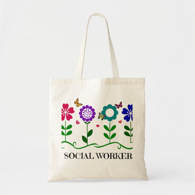 Social Worker Tote Bag (Front)