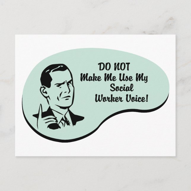 Social Worker Voice Postcard (Front)