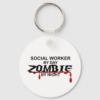 Social Worker Zombie Keychain