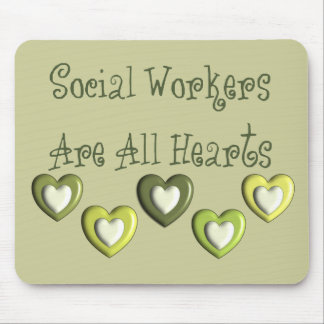Social Workers Are All Hearts Gifts Mouse Pad