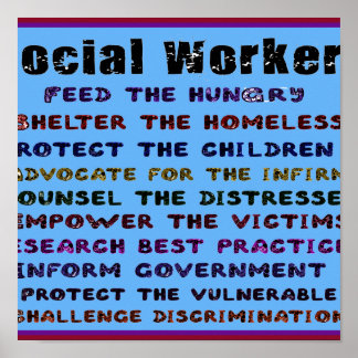 Social Workers Work! Poster