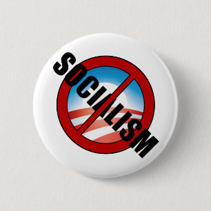 Socialism Buster Pinback Button