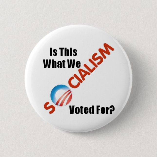 SOCIALISM Button (Front)