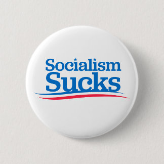 Socialism Sucks Pinback Button