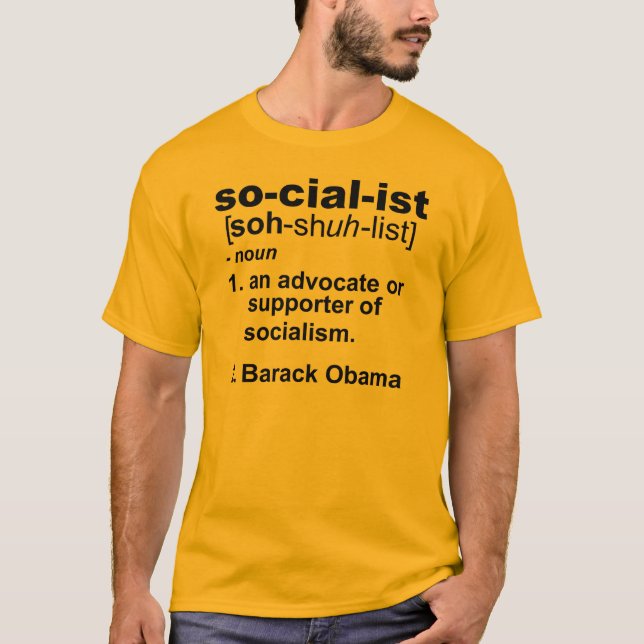 socialist definition T-Shirt (Front)