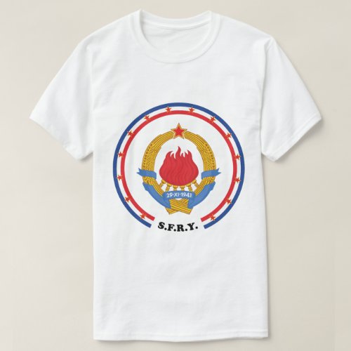 Socialist Federal Republic of Yugoslavia Emblem T_Shirt