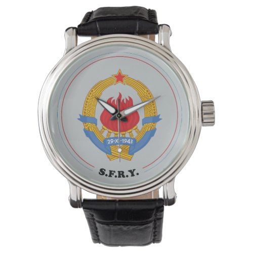 Socialist Federal Republic of Yugoslavia Emblem Watch