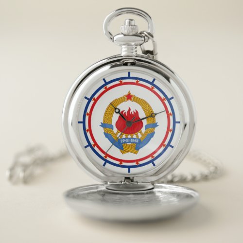 Socialist Federal Republic of Yugoslavia SFRY Pocket Watch