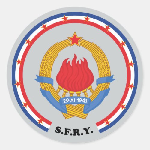 Socialist Federal Republic of Yugoslavia Sticker