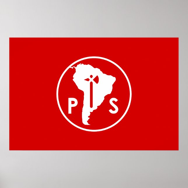 Socialist Party Of Chile, Chile Poster (Front)