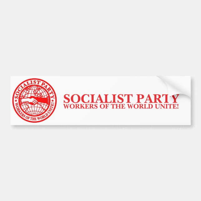 Socialist Party USA Bumper Sticker (Front)
