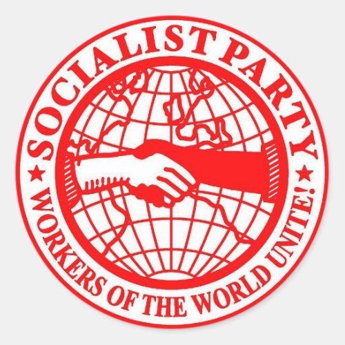 Socialist Party USA Classic Round Sticker