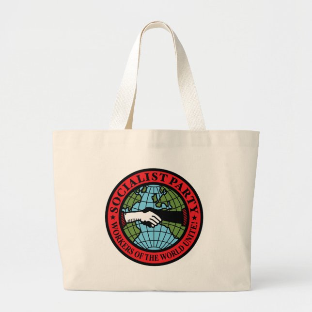 SOCIALIST PARTY USA LARGE TOTE BAG (Front)