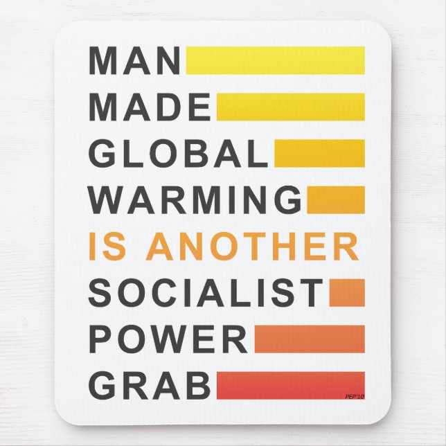 Socialist Power Grab Mouse Pad (Front)