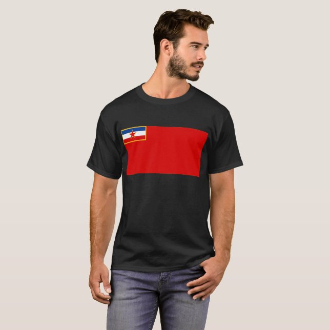 Socialist Republic of Bosnia & Herzegovina Flag T-Shirt (Front Full)