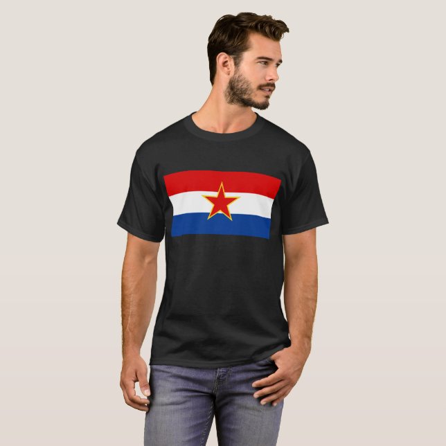 Socialist Republic of Croatia Flag Shirt (Front Full)