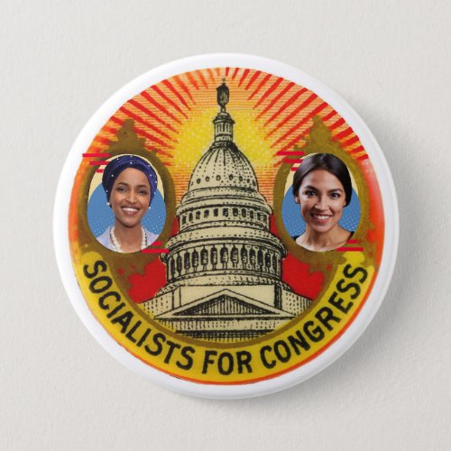 Socialists in Congress Button