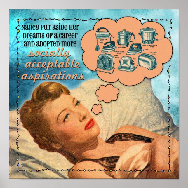 Socially Acceptable Aspirations Poster (Front)