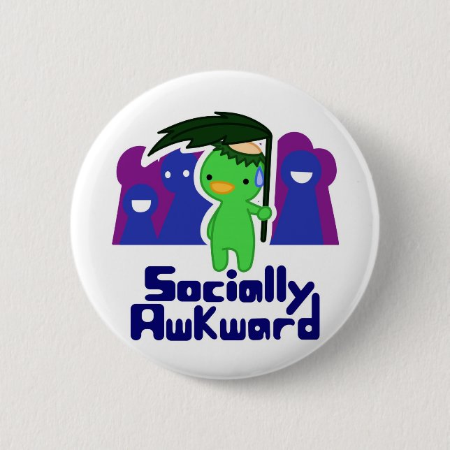 Socially Awkward Button (Front)