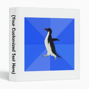 Socially Awkward Penguin Advice Animal Meme Binder