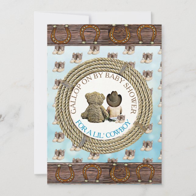 Socially Distant Drive By or Mail In Baby Shower Invitation (Front)