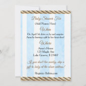 Socially Distant Drive By or Mail In Baby Shower Invitation (Back)