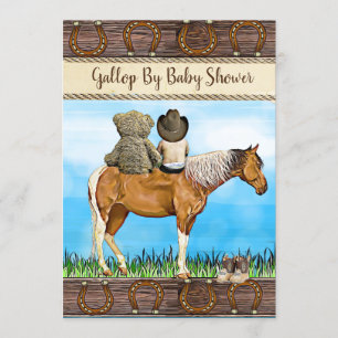 Socially Distant Drive By or Mail In Baby Shower Invitation