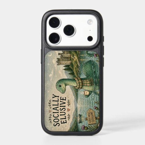 Socially Elusive Nessie Cozy Cryptid Loch Ness  iPhone 17 Pro Case