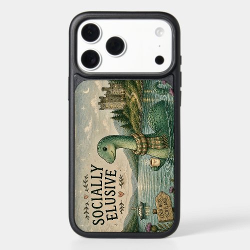 Socially Elusive Nessie Cozy Cryptid Loch Ness  iPhone 17 Pro Max Case