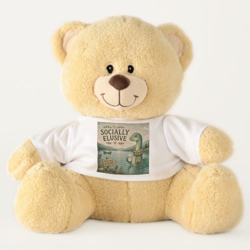 Socially Elusive Nessie Cozy Cryptid Loch Ness Teddy Bear