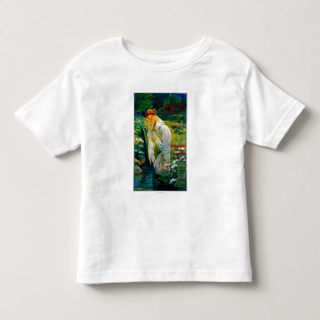 Societa Termale Italiana Vintage PosterEurope Toddler T-shirt (Front)