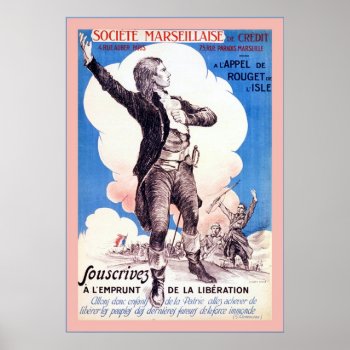 Société Marseillaise De Crédit ~ Vintage French Poster by VintageFactory at Zazzle