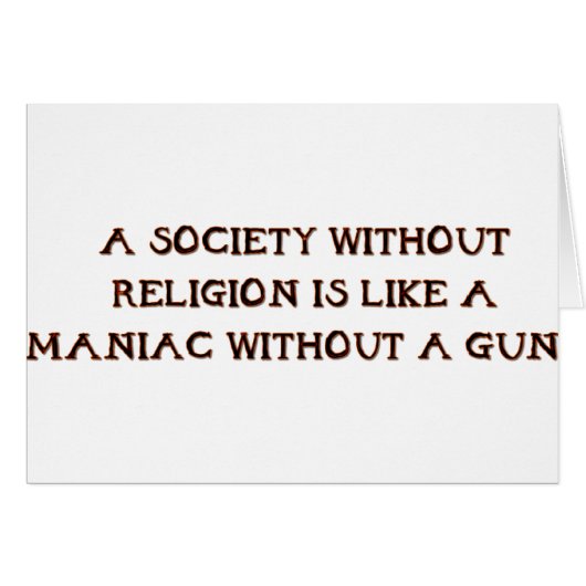 Society and Maniacs Cards (Front Horizontal)