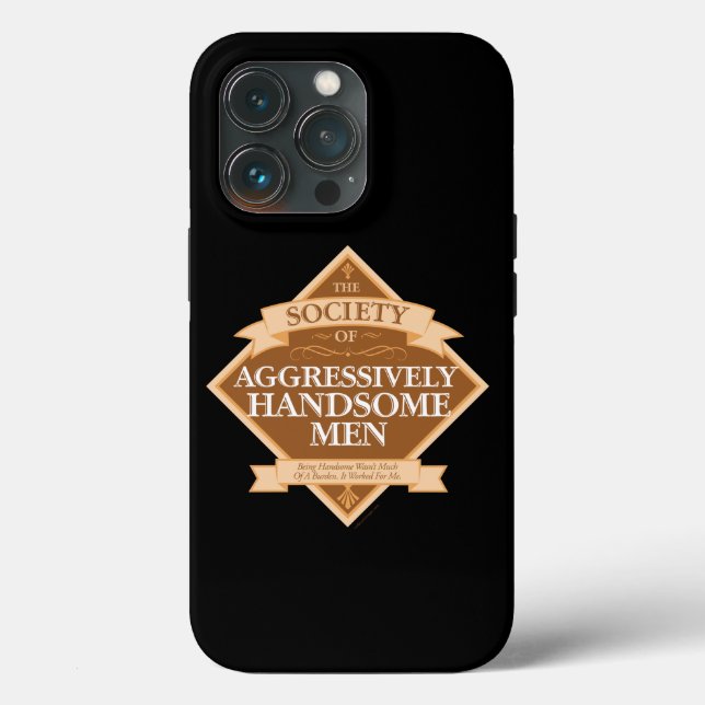 Society of Aggressively Handsome Men Case-Mate iPh iPhone Case (Back)