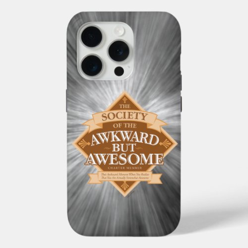 Society of Awkward But Awesome Case_Mate iPhone Ca iPhone 15 Pro Case