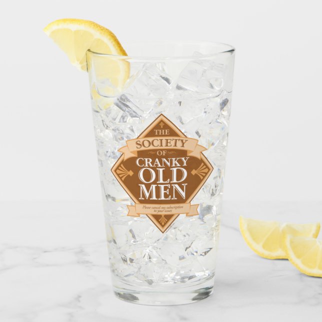 Society of Cranky Old Men Glass (Front Ice)