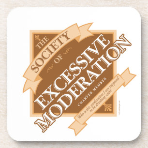 Society of Excessive Moderation Beverage Coaster