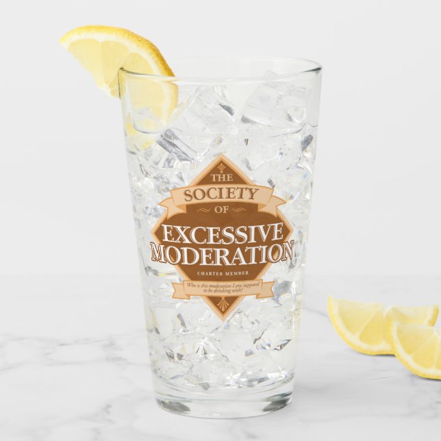 Society of Excessive Moderation Glass (Front Ice)