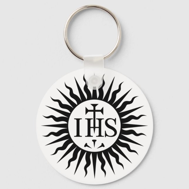 Society of Jesus (Jesuits) Logo Keychain (Front)