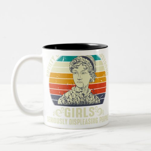 Society of obstinate headstrong girl Two_Tone coffee mug