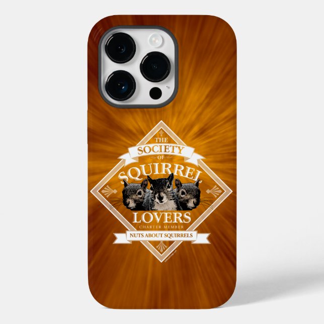 Society of Squirrel Lovers - funny squirrel Case-M Case-Mate iPhone Case (Back)