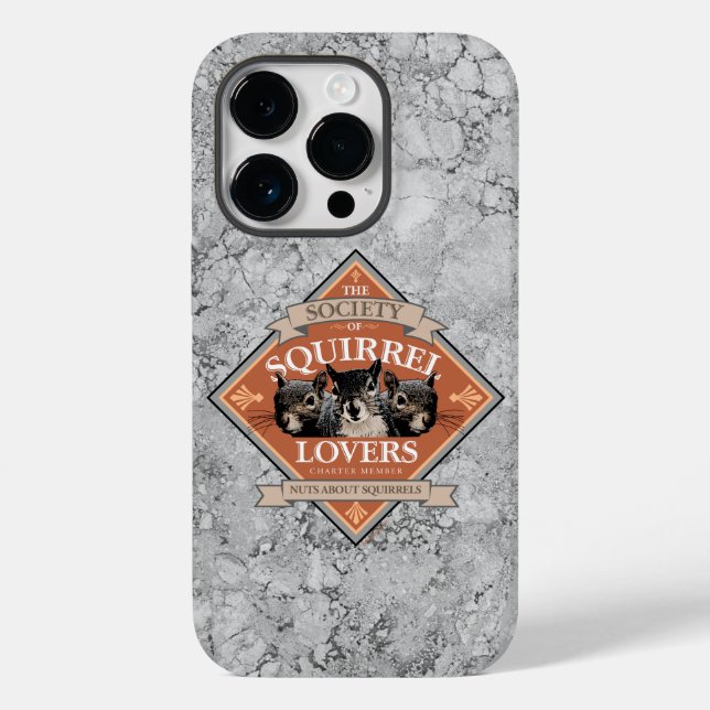 Society of Squirrel Lovers - funny squirrel Case-M Case-Mate iPhone Case (Back)