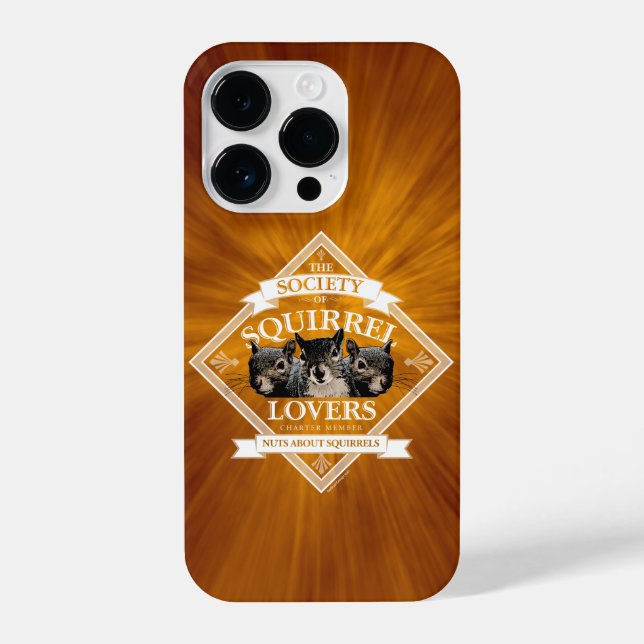Society of Squirrel Lovers - funny squirrel iPhone iPhone Case (Back)
